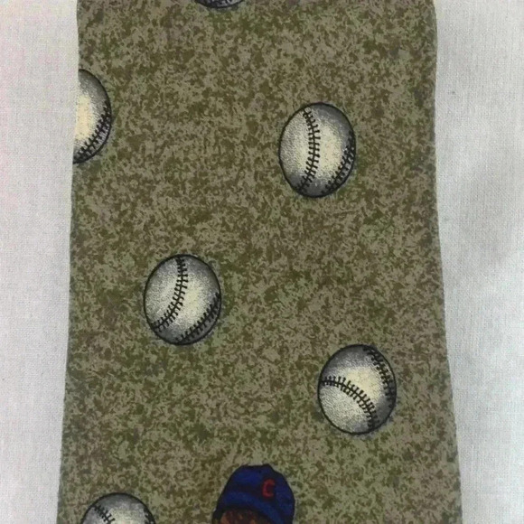 Norman Rockwell Green Multi-Color Silk 58" x 4" - Picture 3 of 5